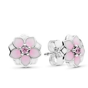 925 Pandora Spring Sakura Earring